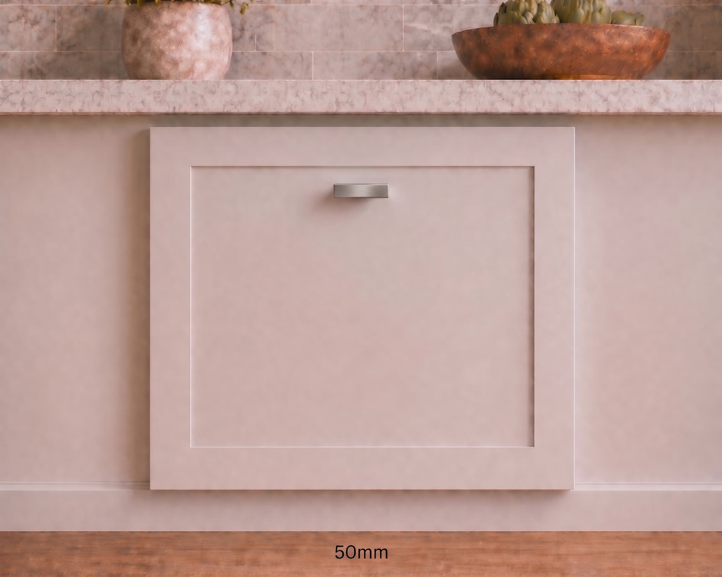 AnchorLine Cabinet Hardware Rockport in Brushed Nickel