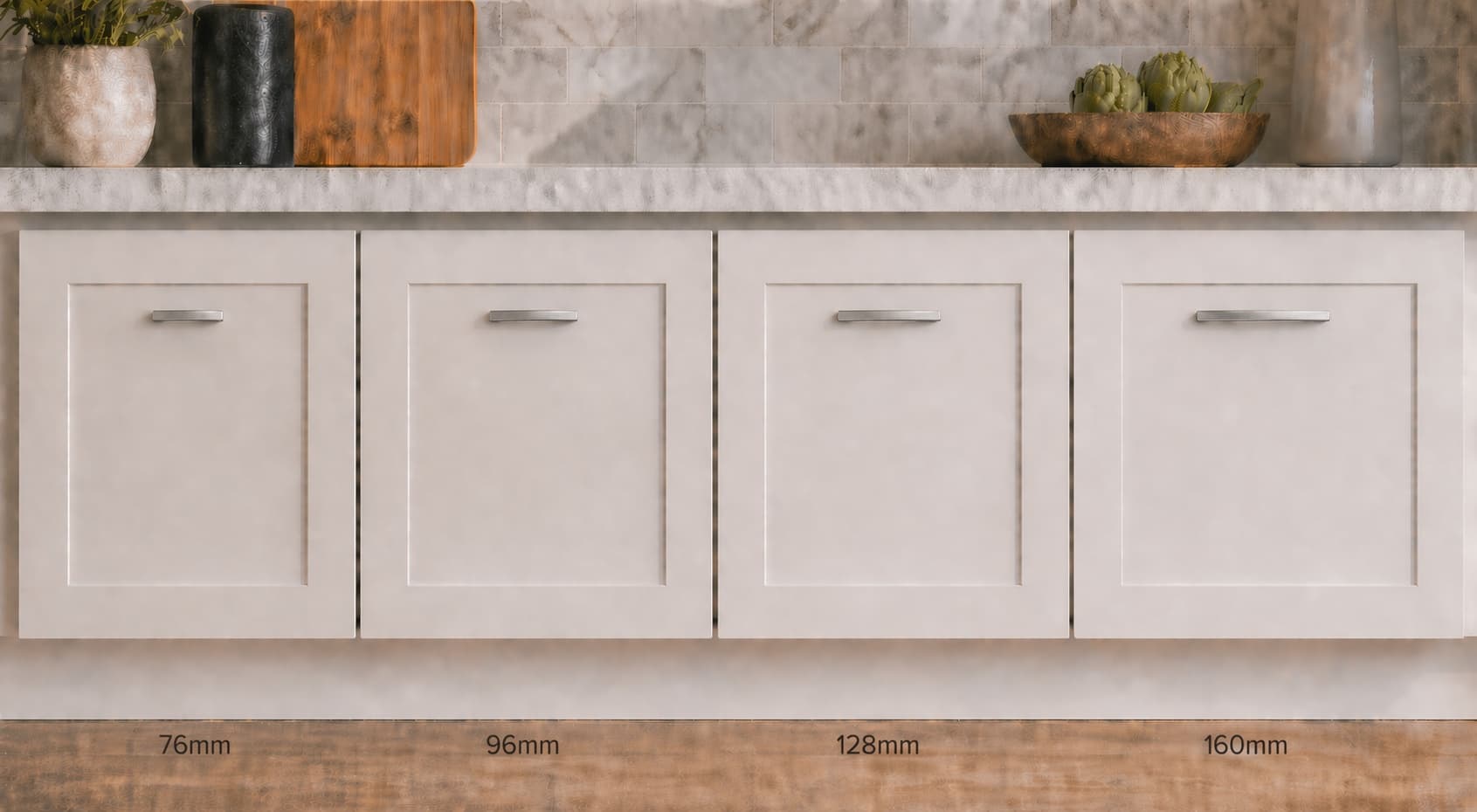 AnchorLine Cabinet Hardware Astoria in Brushed Nickel