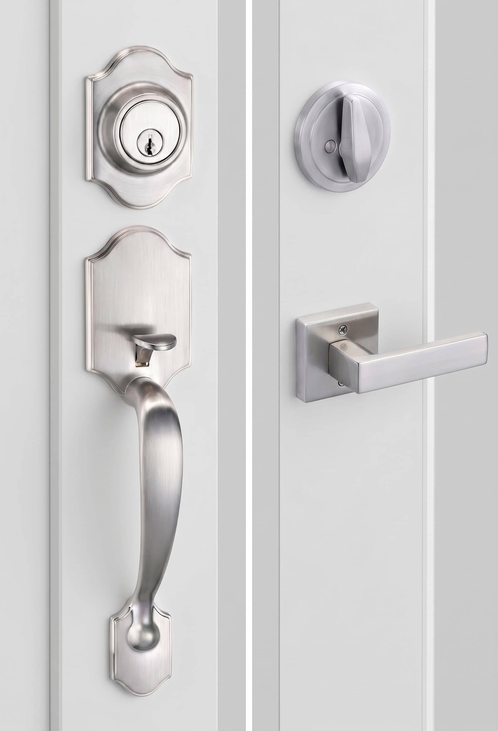Camden installed in Satin Nickel