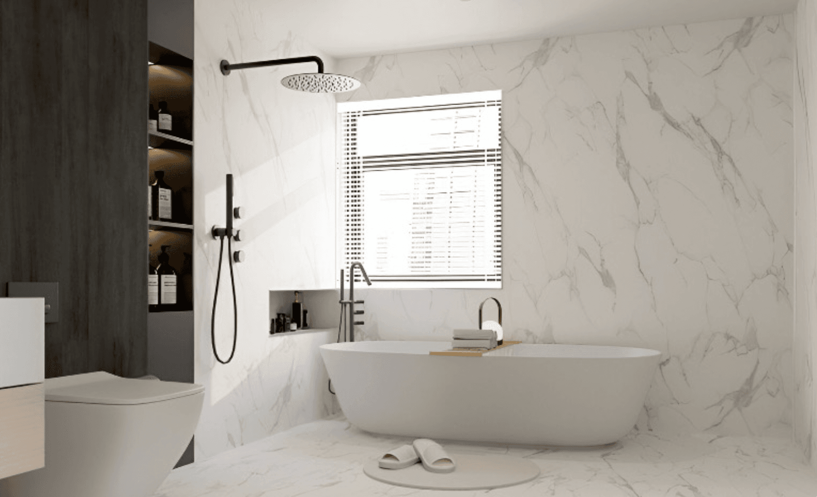 AquaStone SPC Wall Panel Collection installation example 2