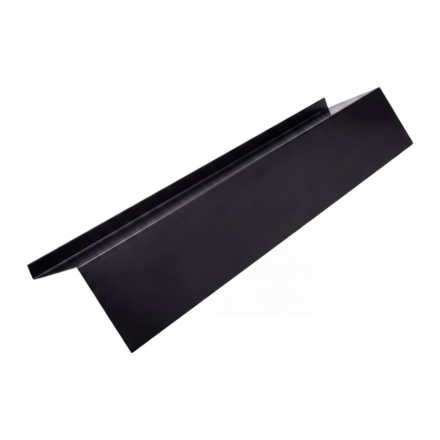 Galvanized Steel Porch Flashing — 2.5″ × 1.5″ × 0.25″ × 10′