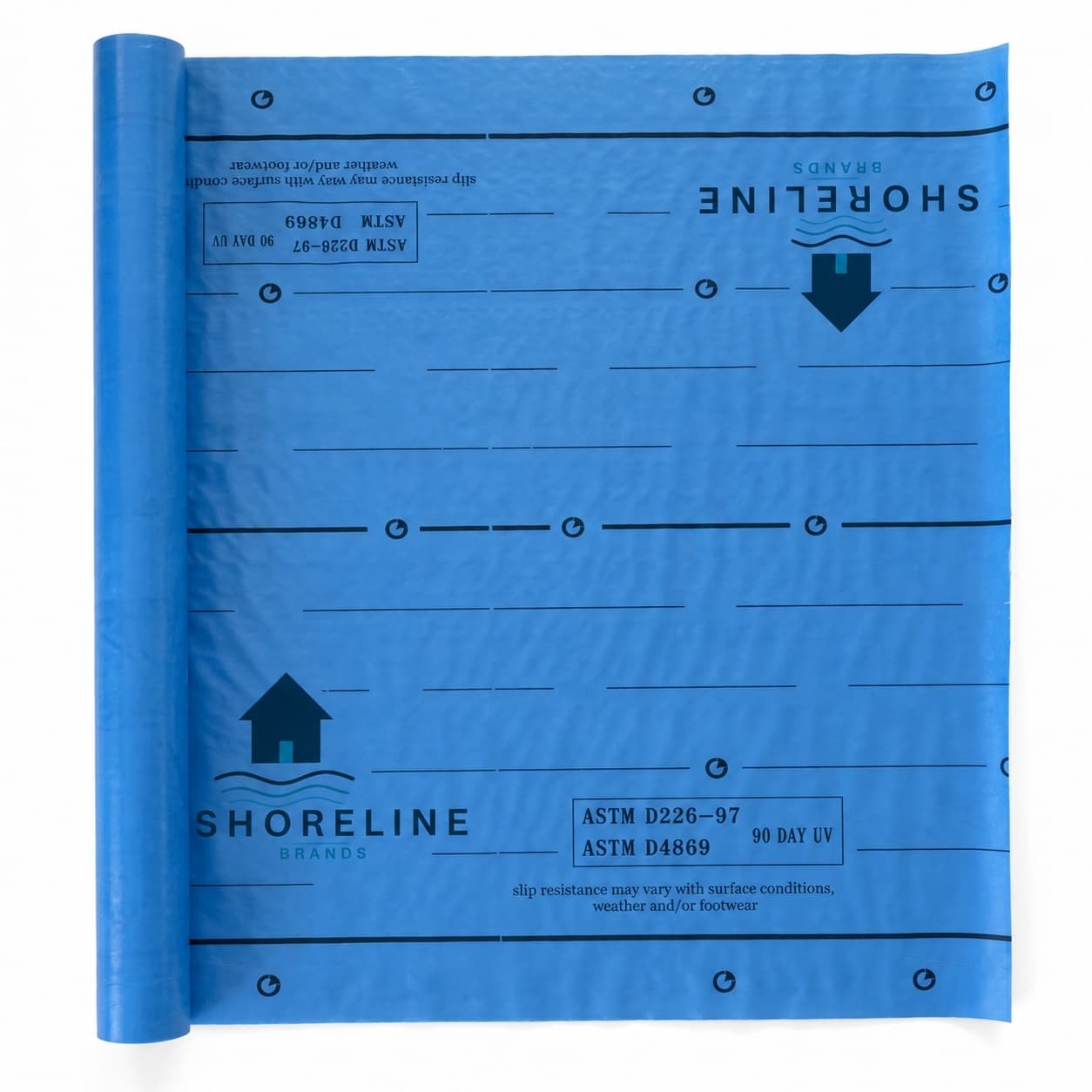 Synthetic Roofing Underlayment — 48″ × 250′ Roll
