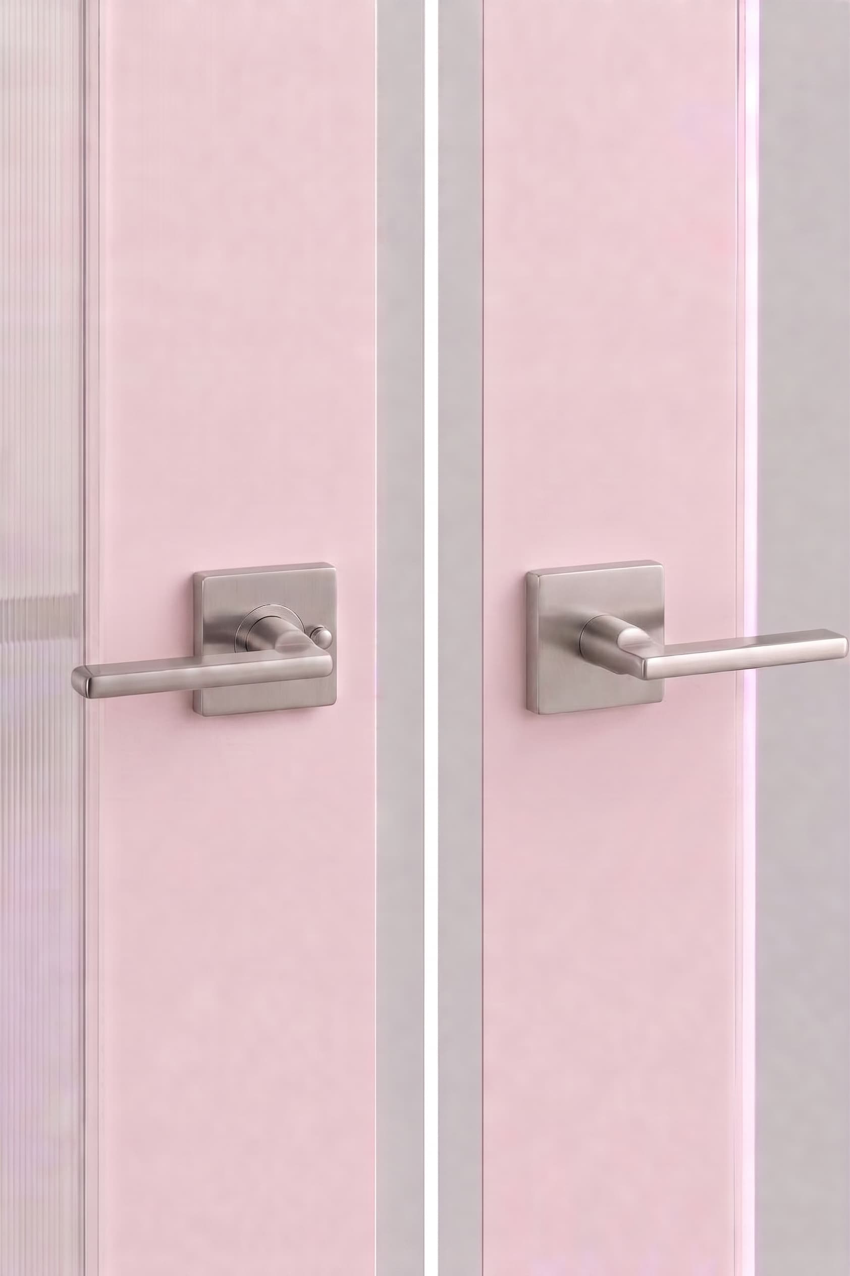 Cohasset Privacy installed in Satin Nickel